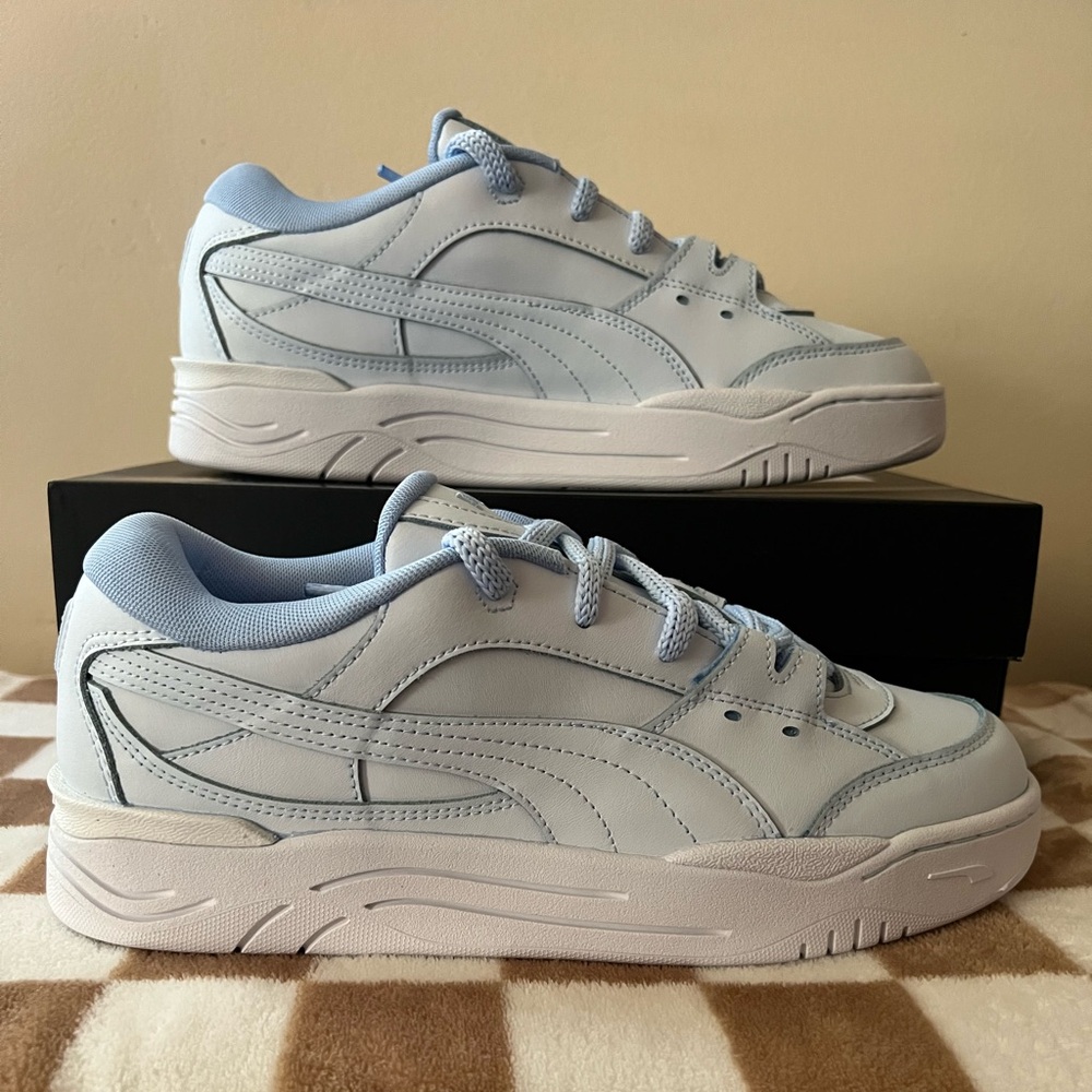 PUMA 180 Premium Dye Sneakers Icy Blue/White 393941 01 Men’s Size 10.5 BNIB $120